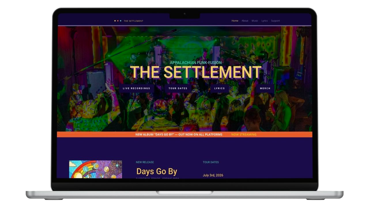 The Settlement mockup